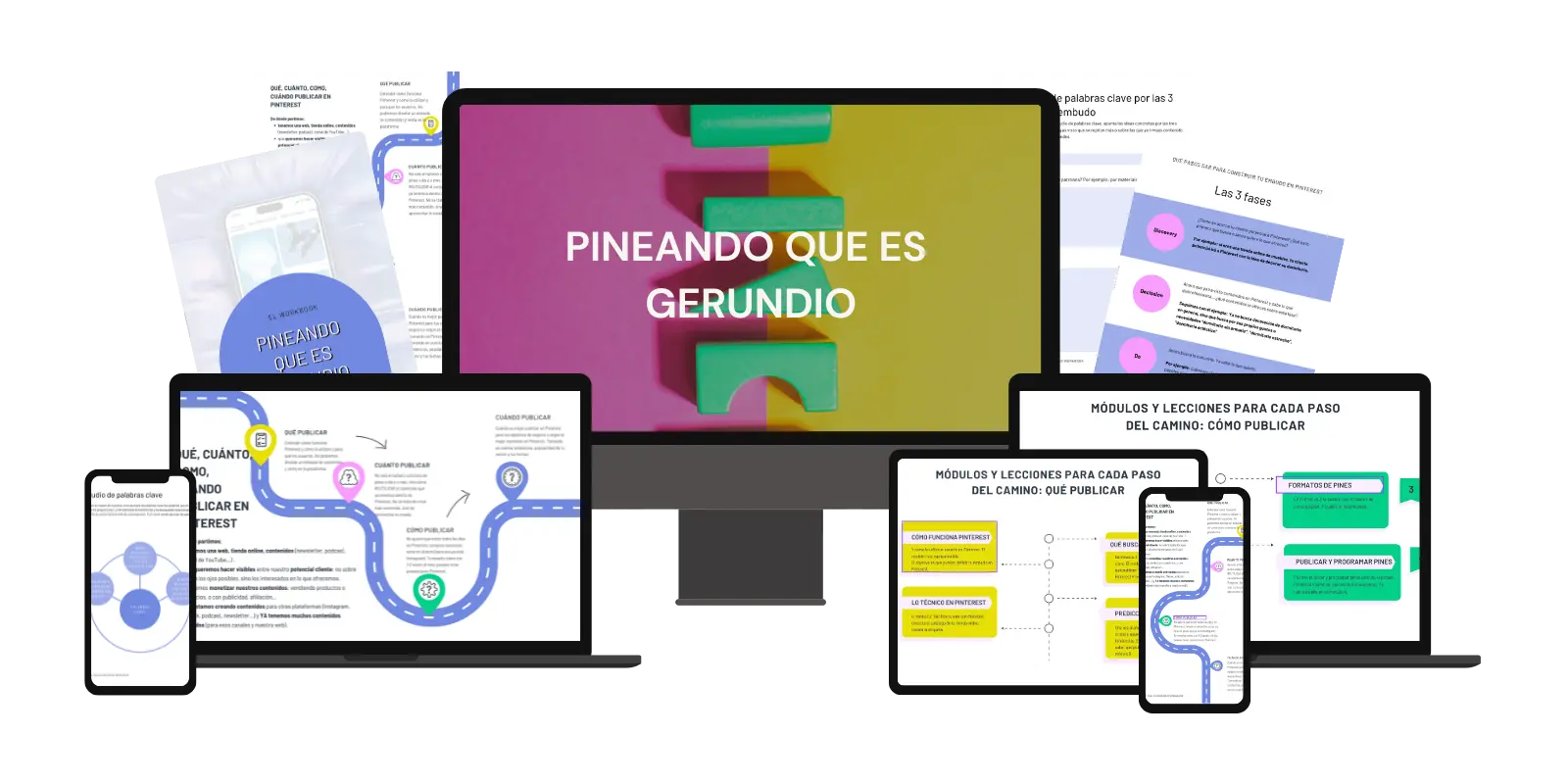 que incluye pineando que es gerundio curso de pinterest business marketing